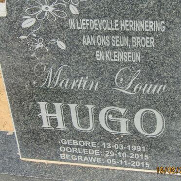 HUGO Martin Louw 1991-2015