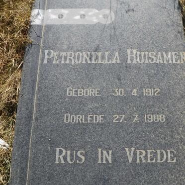 HUISAMEN Petronella 1912-1988
