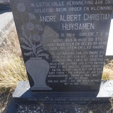 HUYSAMEN André Albert Christian 1964-1981