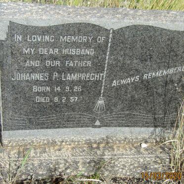 LAMPRECHT Johannes P. 1926-1957