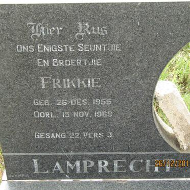LAMPRECHT Frikkie 1955-1969