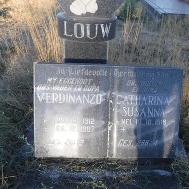 LOUW Verdinanzo 1912-1987 &amp; Catharina Susanna NEL 1918-