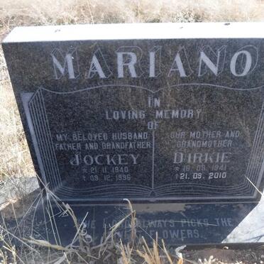 MARIANO Jockey 1940-1996 &amp; Dirkie 1941-2010