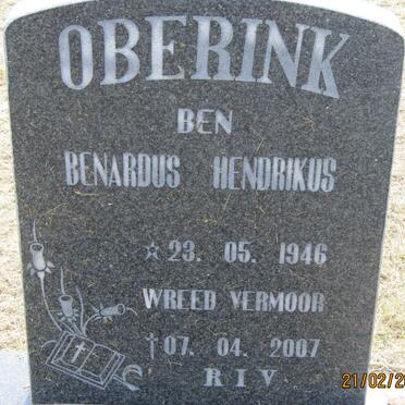 OBERINK Bernardus Hendrikus 1946-2007