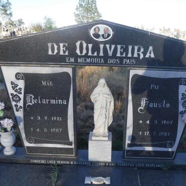 OLIVEIRA Hausto, de 1907-1987 &amp; Belarmina 1921-1987