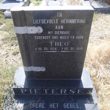 PIETERSE Theo 1934-1996