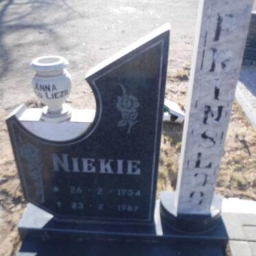 PRINSLOO Niekie 1954-1989