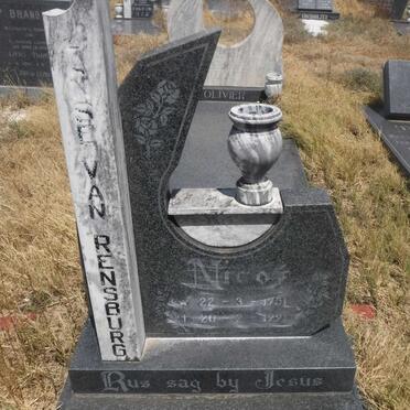 RENSBURG Nico, Janse van 1951-1991
