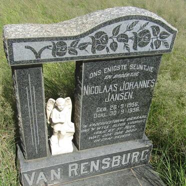 RENSBURG Nicolaas Johannes Jansen, van 1956-1956