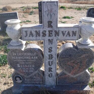 RENSBURG Reinier, Jansen van 1970-1998