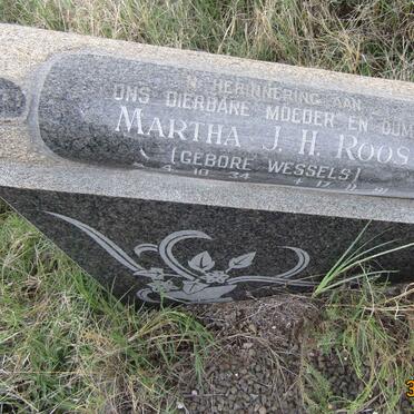 ROOS Martha J.H. nee WESSELS 1934-1991