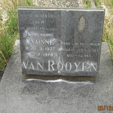 ROOYEN Yvonne, van 1937-1974