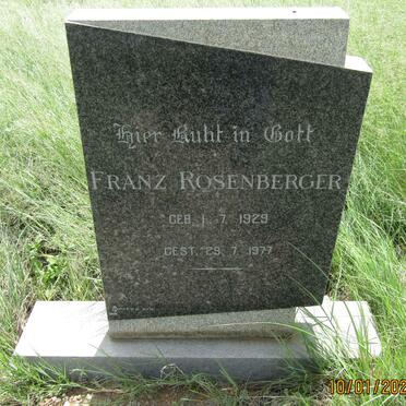 ROSENBERGER Franz 1929-1977