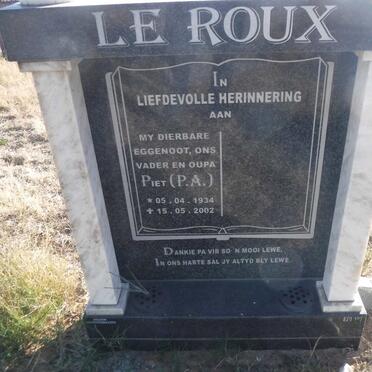 ROUX  P.A., le 1934-2002