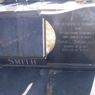 SMITH Daniel Nikolaas 1917-1979