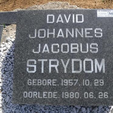 STRYDOM David Johannes Jacobus 1957-1980
