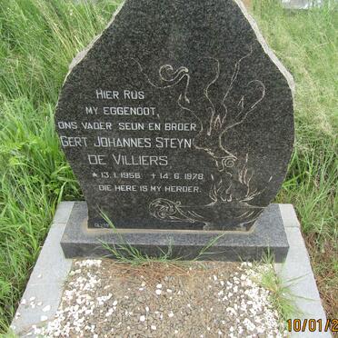 VILLIERS Gert Johannes Steyn, de 1956-1978
