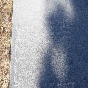 VUUREN Helouise Constance, van 1905-1988