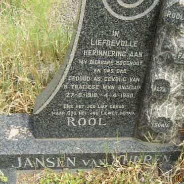 VUUREN Rool, Jansen van 1918-1960