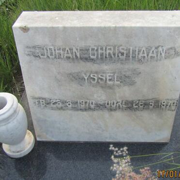 YSSEL Johan Christiaan 1970-1970