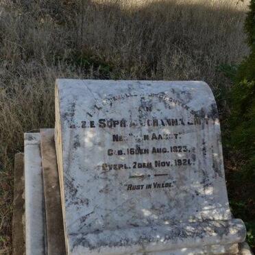 SMITH Elsje Sophia Johanna nee VAN AARDT 1873-1921