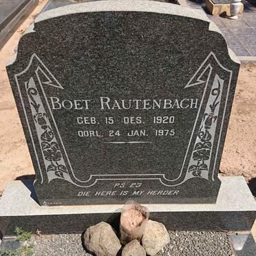 RAUTENBACH Boet 1920-1975