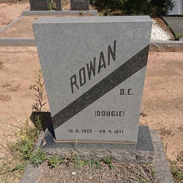 ROWAN D.E. 1922-1971