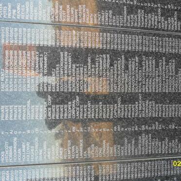 British War Memorial_Panel 2