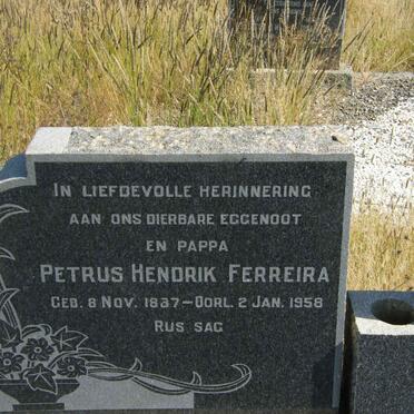 FERREIRA Petrus Hendrik 1887-1958