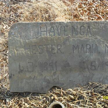 HAVENGA Hester Maria M. 1891-1931