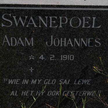 SWANEPOEL Adam Johannes 1910-