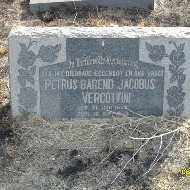 VERGOTTINI Petrus Barend Jacobus 1892-1946