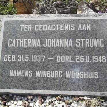STRUWIG Catherina Johanna 1937-1948