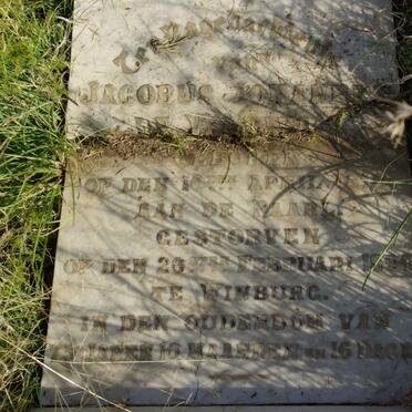 VILLIERS Jacobus Johannes, de 18??-1894