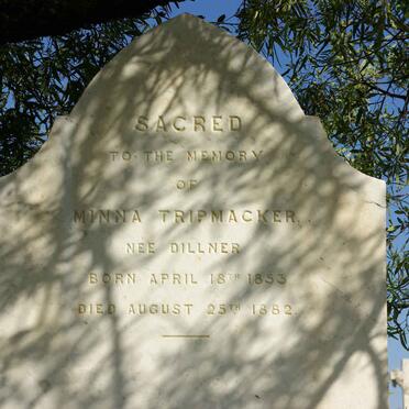 TRIPMACKER Minna nee DILLNER 1853-1882