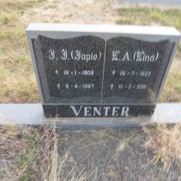 VENTER J.J. 1909-1987 & L.A. 1922-20??