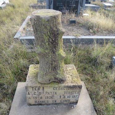 VERSTER A.C.D. Patta 1936-1971