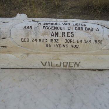 VILJOEN Andries 1902-1958