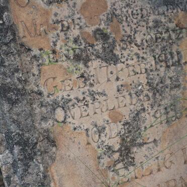 COETZEE Magdelt Madalena Hendriena 1911-1912