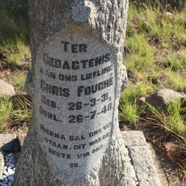 FOUCHÉ Chris 1931-1940