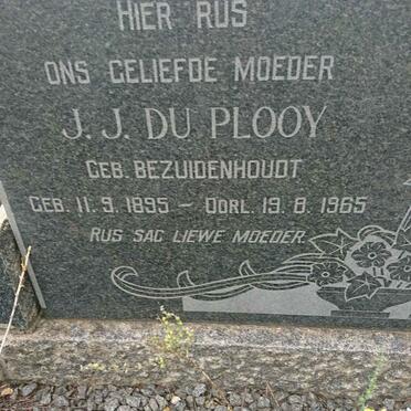 PLOOY J.J., du nee BEZUIDENHOUDT 1895-1965