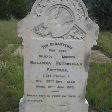 PIETERSE Niklasina Petronella nee FOUCHE 1846-1923