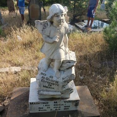 VERCUEIL Machteld M. nee CRONJE 1899-1921