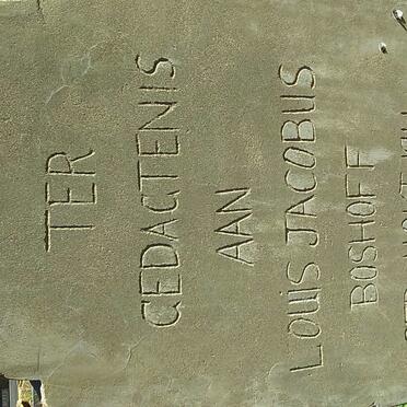 BOSHOFF Louis Jacobus 1911-1932