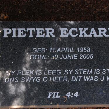 ECKARD Pieter 1958-2005