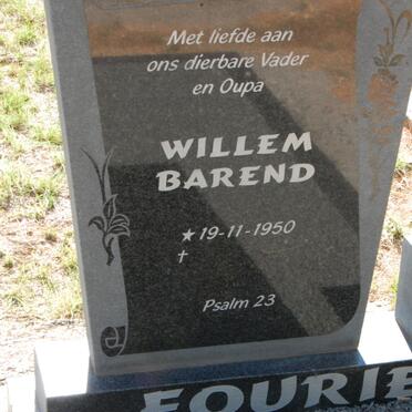 FOURIE Willem Barend 1950-