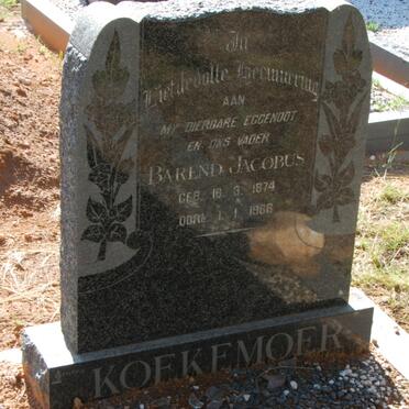 KOEKEMOER Barend Jacobus 1874-1966