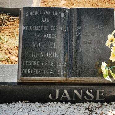 RENSBURG Michiel Hendrik, Janse van 1922-1984 &amp; Martha C.D. JANSE VAN RENSBURG 1935-2007