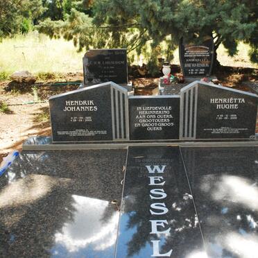 WESSELS Hendrik Johannes 1932-2009 &amp; Henrietta Hughe 1935-2009