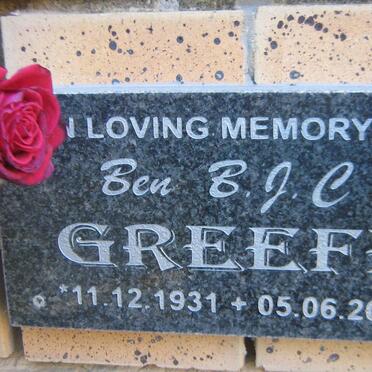 GREEFF B.J.C. 1931-2013